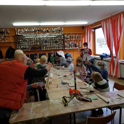 Bastelworkshop Raketen am 23.10.21